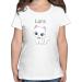 Gift with name personalized by Shirtracer - T-Shirt Girls - Cute Cat Cats Cat Motif Cat Cats 02 White 128