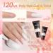 ROSALIND Soft Pink & Opal Extension Gel Kit - 2 PCS 60ml Poly Nail Gel for Nail Art Decoration - Easy DIY UV Gel Tube for Nail Thickening - Buy Online on GoSupps.com