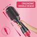 Round Ionic Hair Brush Dryer - 4 in 1 Hot Air Brush for Smooth Frizz-Free Blowout | Pink - Buy Online on GoSupps.com