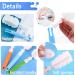 Premium Bottle Brush Sponge Set - 4 Replacement Heads for Baby & Insulated Bottles | Portable Long Handle Cleaner - Buy Online on GoSupps.com