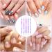 5Pcs Nail Dotting Pen Nail Art Tools Dotting Painting Pen Polish Carving Tool 2 Way Nail Design Dotting Tool for Gel Polish Decoration Purple - Buy Online on GoSupps.com