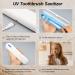 Sanpintech Portable Toothbrush Covers & Travel Bag with UV Disinfectant Ideal for Home & Travel (White) - Buy Online on GoSupps.com