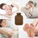 Brown Hot Water Bottle with Cover - Pain Relief & Bed Warmer for Cramps - 2L International Shipping - Buy Online on GoSupps.com