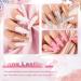 Lavender Violets 19 Piece Gel Nail Polish Gift Set with LED Nail Lamp - Wedding Flora-960A - Buy Online on GoSupps.com