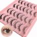 14 Pairs Manga Lashes Natural Look That Look Like Individual Clusters Anime Short Japanese Spiky Doll False Eyelashes 7 Styles Mixed Wispy Korean Asian Cosplay Lashes with Clear Band Pack