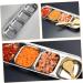 Milisten 2pcs Stainless Steel 4 Compartments Korean Style Plate Dipping Sauce Bowl Seasoning Plate Stainless Steel Sauce Plates Sauce Dishes for Dipping Toddler Mini Small Plate - Buy Online on GoSupps.com
