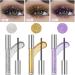 3 Colors Glitter Mascara Eyeshadow - Waterproof Glitter Mascara for Eyelashes Sparkling Diamonds Mascara Zero Clumps Long Lasting Anti-smudge (Gold) - Buy Online on GoSupps.com