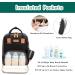 Coramy Multifunctional Mom Backpack - Waterproof Large Capacity Diaper Bag with USB Connection Diaper Pad & Stroller Belts - LD46 Black - Buy Online on GoSupps.com