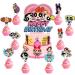 37Pcs Powerpuff Girls Party Cake&Cupcake Toppers for Birthday Party Supplies Boys' Theme Birthday Party Decoration