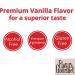 Gourmet Vanilla Powder with Shaker Lid - Premium Chameleon Colors Flavors 4 Ounce (Pack of 1) - Buy Online on GoSupps.com