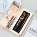 4D Silk Fiber Mascara & Eyeliner Set - Long-lasting, Smudge-Proof, Waterproof - Adds Length, Depth, and Glamour - Best Eye Makeup Cosmetics - Buy Online on GoSupps.com
