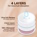 Organic Bamboo Breastfeeding Pads 14-Pack - Washable & Reusable Nursing Pads - Lovelle Large 4.8 - Buy Online on GoSupps.com