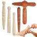 Yimomoyi massage wood wood acupressure pen trigger point massager foot massage tab acupuncture pen Punkture pen massage pen acupressure stick for shoulder back leg relaxation pain relief
