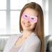 Gel Eye Cover Cooling Ice Pack 4.33in Eyes Dark Circles Reusable Spa Bead Mask Soothing Relief for Eye Strain Relaxation Sleep Headache Relief - Buy Online on GoSupps.com