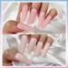 Lofuanna Dip Powder Nail Starter Kit - 2 Colors DIY French Manicure Set for Beginners - Pink Set - Buy Online on GoSupps.com