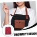 FRCOLOR Hairstylist Work Clothes Clothing Work Dress Dog Grooming Workwear Barber Apron Pet Grooming Work Wear Grooming Clothes Red Uniform Men and Women Hair Dye Nylon Polyester - Buy Online on GoSupps.com