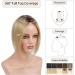 Blonde Human Hair Topper 10 Inch T4/27R# for Women - Wiglets for Thinning Hair - Buy Online on GoSupps.com