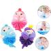 3pcs Bath Ball Sponges | Soft & Cute Loofah Shower Poufs for Body Scrubbing | Gentle Mesh Esponja para Ba arse - Buy Online on GoSupps.com