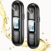 2 Pcs Alcohol Breathalyzer Home Accurate Detection Portable Breath Alcohol Tester Mini Breathalyzer Tester with LED Display and USB Rechargeable for Personal or Professional Use