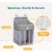 Cradle Star Hanging Diaper Caddy Organizer - Nursery Baby Organizer with Multiple Pockets - Diaper Storage and Changing Table Organizer - Gray Standard Grey - Buy Online on GoSupps.com
