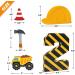 Construction 2nd Birthday Party Supplies - Paper Mache 2 Number Sign, Dump Truck Decor, Construction Hat Ornaments - Buy Online on GoSupps.com