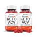 Justified Laboratories (2 Pack) Rapid Fit Keto ACV Gummies 1000MG with Pomegranate Juice Beet Root B12 120 Gummys 120 Count (Pack of 1)