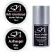 SN UV Gel Set Adhesive Gel Base Gel Builder Gel Clear Flex Quick Finish Sealing Gel without Sweat Layer for Gel Nails