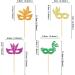 Keaziu 24PCS Mardi Gras Cupcake Topper Masquerade Masks Bachelorette Mask Cupcake Toppers Masquerade Mardi Gras Baby Shower Birthday Party Decorations Supplies 1 Mask 1 - Buy Online on GoSupps.com