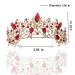 Jovono Wedding Crowns & Tiaras | Elegant Crystal Hair Accessories for Women - International Shipping - Buy Online on GoSupps.com