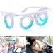 Kuwyrta Anti- Motion Sickness Glasses Raised Airsick Sickness Seasickness Glasses for Sport Travel Gaming Ultra-Light Portable Nausea Relief Glasses No Lens Liquid Glasses for Adults or Kids