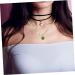Yardenfun Colorful Heart Pendant Ladies Necklaces Bride Necklace Beads Necklaces Thick Chain Beaded Women's As Shown 1 49X2CM - Buy Online on GoSupps.com