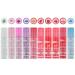 Beauty Treats Lip Shiner Roll-On Fruit Lip Gloss Set - 6 Piece Assortment - 0.25oz/7g each - Buy Online on GoSupps.com