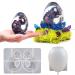 Dragon Egg and Dinosaur Silicone Resin Mold - 2 Pack | Easter Egg, Candle, and Home Decoration Mold - Buy Online on GoSupps.com