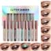 Liquid Glitter Eyeshadow Set Reddhoon 10 Colors Long Lasting Waterproof Shimmer Glitter Eyeshadow Quick Drying Naked Smokey Eye Looks Sparkling Eye Shadow Makeup Kits - Buy Online on GoSupps.com