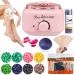 Aoonar Wax Warmer Heater Wax Hair Removal Waxing Kit Wax Dpilation Set (110V US Plug Light Pink+100G Beans+10Pcs Sticks)