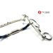 Copper Roller Ported Pelham Blue Sweet Iron Horse Bit Snaffle with Hook and Chain (5") - Buy Online on GoSupps.com