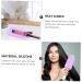 Heat Resistant Hair Curler Insulation Pouch - Silicone Travel Storage Bag for Curling Iron - 20x10cm Purple - Buy Online on GoSupps.com