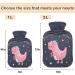 Shop Naanle Pink Dinosaurs 2L Hot Water Bottle - Transparent Cover for Pain Relief & Warmth | Ideal for Bed Hands & Feet - Buy Online on GoSupps.com
