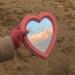 BinaryABC Heart Makeup Mirror - Wall/Desktop Cosmetic Mirror for Bedroom - Valentines Day Gift (Pink) - Buy Online on GoSupps.com