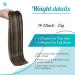 FSHINE 40CM Tape In Hair Extensions - Real Hair Dark Brown to Platinum Blonde #2/60/2 25g - Premium Quality Human Hair - Buy Online on GoSupps.com