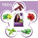 Nisha Lot de 12 colorations pour cheveux au henn rouge bordeaux avec amla shikakai hibiscus aloe vera ayurv dique herbes soin des cheveux avec autocollant Kajal Rouge bordeaux (lot de 12) - Buy Online on GoSupps.com
