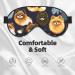 FoRes Pomeranian Pattern Eye Mask - Light Blocking Adjustable Sleep Mask for Deep Rest - Unisex Adult Comfort - Buy Online on GoSupps.com