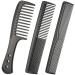 Limko Carbon Fiber Hair Combs Set - Anti Static & Heat Resistant Styling Comb (Black-3PCS) - Buy Online on GoSupps.com