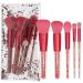 5 Pc Portable Makeup Brushes Set with Storage Bag | Professional Eyebrow Eyeshadow & Foundation Brushes for Daily Use | International Shipping Available - Buy Online on GoSupps.com