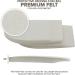 Felt Heel Cushion Pad 1/4 with Adhesive - 2 Pairs for Pain Relief | Pack of 1 - Buy Online on GoSupps.com