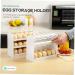 GLEAVI Flip The Egg Tray Eggs Deviled Egg Holder Clear Plastic Tray Household Egg Storage Rack Egg Rack Dog - Buy Online on GoSupps.com