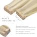 Salife Tape Extensions - 40PCS Real Hair 100g 45cm Ashblond to Goldblond & Platin Blond - Invisible Tape-In Hair Extensions - Buy Online on GoSupps.com