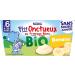 Nestl B b - P'Tit Onctueux Bio - Banane - Laitage d s 6 Mois - 4X90g (Lot de 3) - Buy Online on GoSupps.com