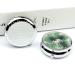Buy Round Pill Box with Palm Leaf Print | 3 Compartment Portable Medicine Organizer | Decorative Metal Pill Case - Style-7 - International Shipping - Buy Online on GoSupps.com
