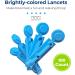 AUVON Blood Lancets 30 Gauge 100 Twist Top Lancets for Blood Sugar Kit - Less Pain Design for Glucose Meter - Light Blue - Buy Online on GoSupps.com